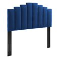thumbnail image 2 of Modway Noelle Modern Performance Velvet Full/Queen Headboard in Navy, 2 of 7