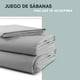 thumbnail image 3 of Juego de Sábanas King Size The Shop, Gris Claro, Microfibra, Material Transpirable, No Alergénico gris, 3 of 7