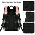 thumbnail image 6 of WOLT Lightpink Basketball Bag Backpack - Ventilated Shoe & Ball Compartments, Best for Basketball Includes Tag (1 Pack), 6 of 7