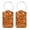Multi3, variant on RATGON 2 Pack Luggage tag PU Leather with Stainless Steel Loop Halloween Cat Elf Travel Trip