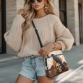 thumbnail image 4 of Tutolipy Gothic Crow Skull Pattern Shoulder Purse, Water-Resistant Satchel Bag Stylish Fashion Sling Bag for Dating Weekend Activities, 4 of 7