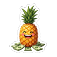 thumbnail image 6 of Cartoon Pineapple Theme Stickers, Waterproof Pineapple Theme Sticker for Water Bottle Laptop Phone Cases Planner Skateboard Luggage Helmet Party Favor Decor, Ideal for Adults Teens Teacher Rewards, 6 of 9