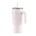 thumbnail image 2 of Reduce 40 oz Mug Tumbler, Stainless Steel with Handle - Keeps Drinks Cold up to 34 Hours - Sweat Proof, Dishwasher Safe, BPA Free - Pink Cotton, Opaque Gloss, 2 of 8