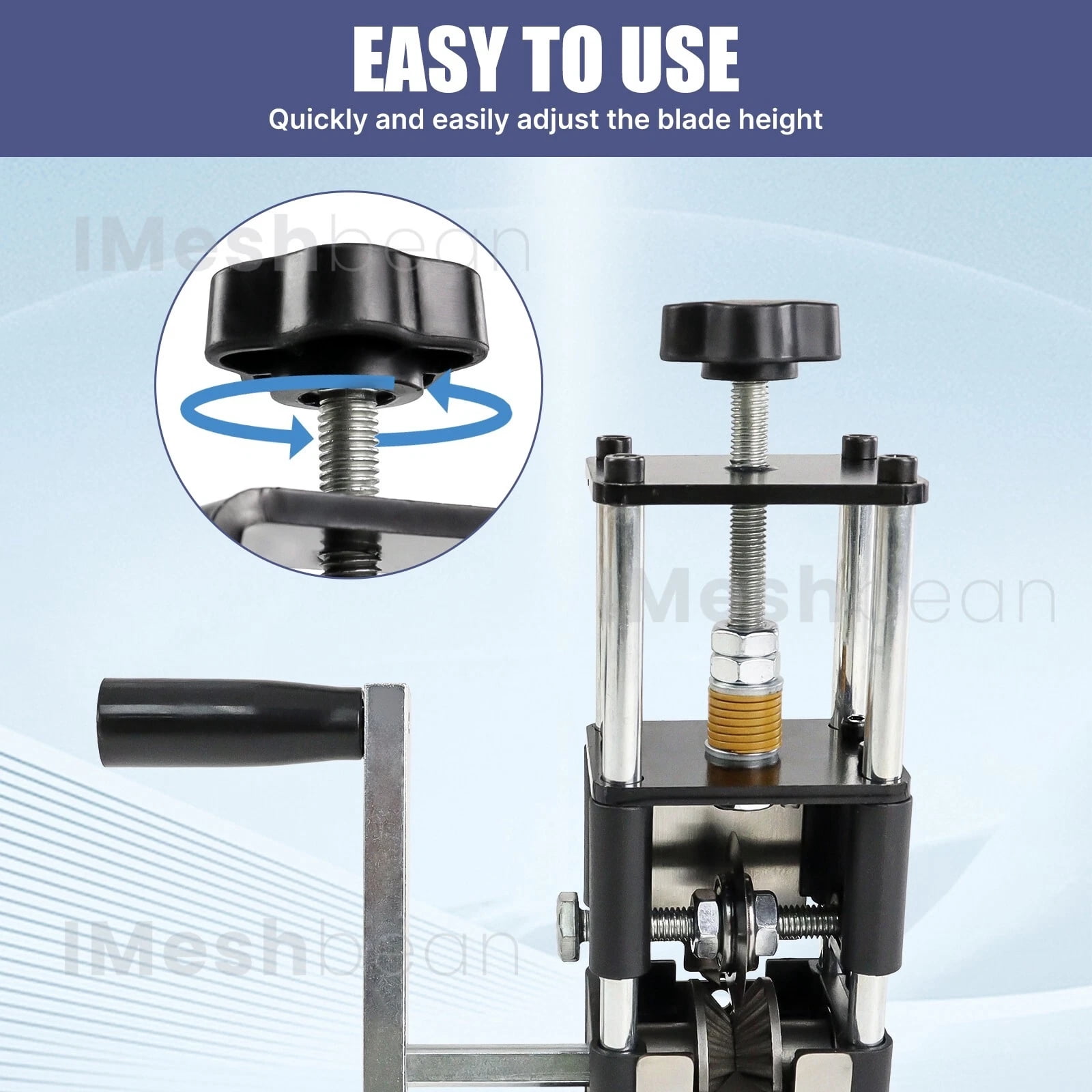 iMeshbean Electric & Manual Wire Stripping Machine Hand Crank Cable Cutter Copper Peeling Stripper