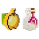 thumbnail image 4 of Clip de inventario Mattel Minecraft con manzana dorada y poción MATTEL Mattel, 4 of 5