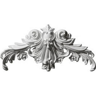 Ekena Millwork 10 5/8"W x 5 1/4"H x 7/8"P Gladstone Center Onlay