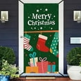 thumbnail image 4 of Miommo Merry Christmas Door Cover, 71x35 Inch Funny Santa Reindeer Christmas Door Banner, Weather Resistant Outdoor Xmas Holiday Decor for Front Door, 4 of 7