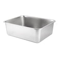 thumbnail image 3 of GROWTH TANK Cat And Rabbit Toilet Made of Stainless Steel, High Sides, Multifunctional, Smooth Surface And Easy to Clean, Scratch-Resistant, Rounded Corners, 45x35x15cm, 3 of 9