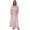 Dusty Pink, variant on HEARTNICE Womens Fleece Hooded Robe, Soft Full Length Thick Plush Bathrobe House Coat,(Burgundy,L-XL)