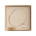 thumbnail image 3 of 7 inch Oval Eye Hook Bangle Bracelet w/ St. Eligius in Gold-Filled, 3 of 3