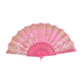 thumbnail image 7 of Pebbuoy Folding Fan Vintage Style Floral Folding Hand Fan Elegant Performance Fan for Party Wedding Decoration, 7 of 7