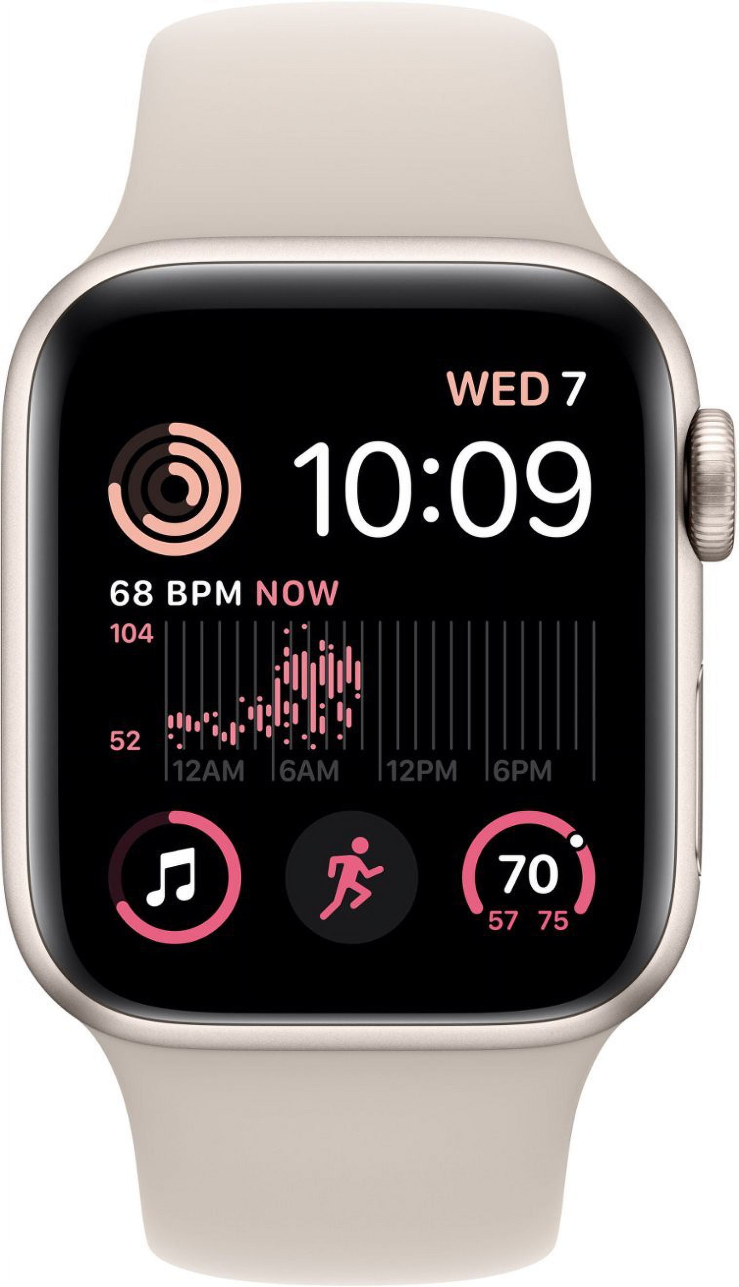 Restored  Apple Watch Series SE 2nd Generation 44mm (GPS + Cellular) Aluminum Case (Refurbished)