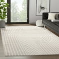 thumbnail image 2 of Abani Rugs Nuevo Beige Arch Pattern Knot Area Rug 8'11" x 12' - Cream, 2 of 5