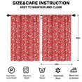thumbnail image 2 of Blackout Kids Curtains,Red Christmas Deer and Snowflake Pattern Childrens Insulated Curtains Set Of 2,Bedroom Essentials,Toddler Room Decor 42"x63", 2 of 5