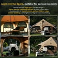 thumbnail image 3 of TOMOUNT Canvas Tent 8-Person Yurt Tent with Stove Jack Bell Tent for Camping Luxury Glamping Yurt Tent 16.4ft Dia, 3 of 8