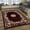 Burgundy, variant on Allstar 8x10 Traditional Area Rug in Red with Ivory Mandala Tibetan design (7' 9" x 10' 1")