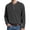 AB403 Black, variant on Tisuna Fall T-Shirts For Mens Casual Henley Neck Tops Men Solid T Shirts For Work Office Size L
