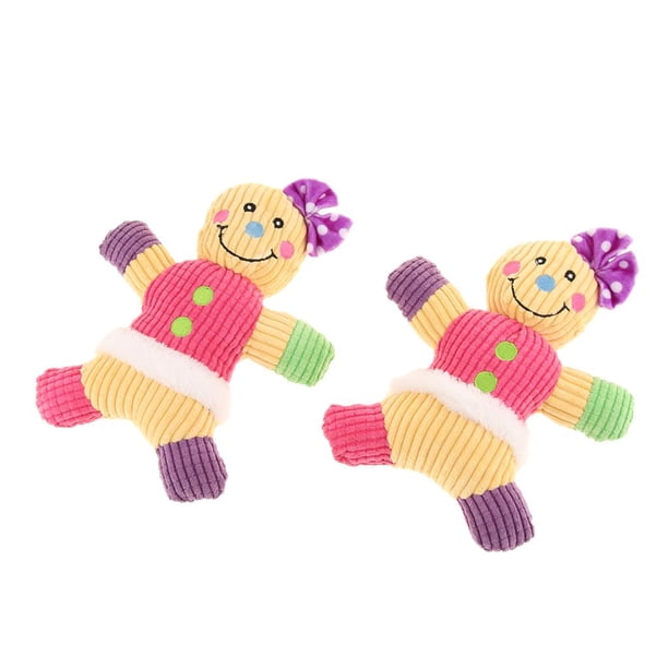 Juguetes masticables para mascotas Colco 2 piezas Squeak Toy rosado 24x20x7cm