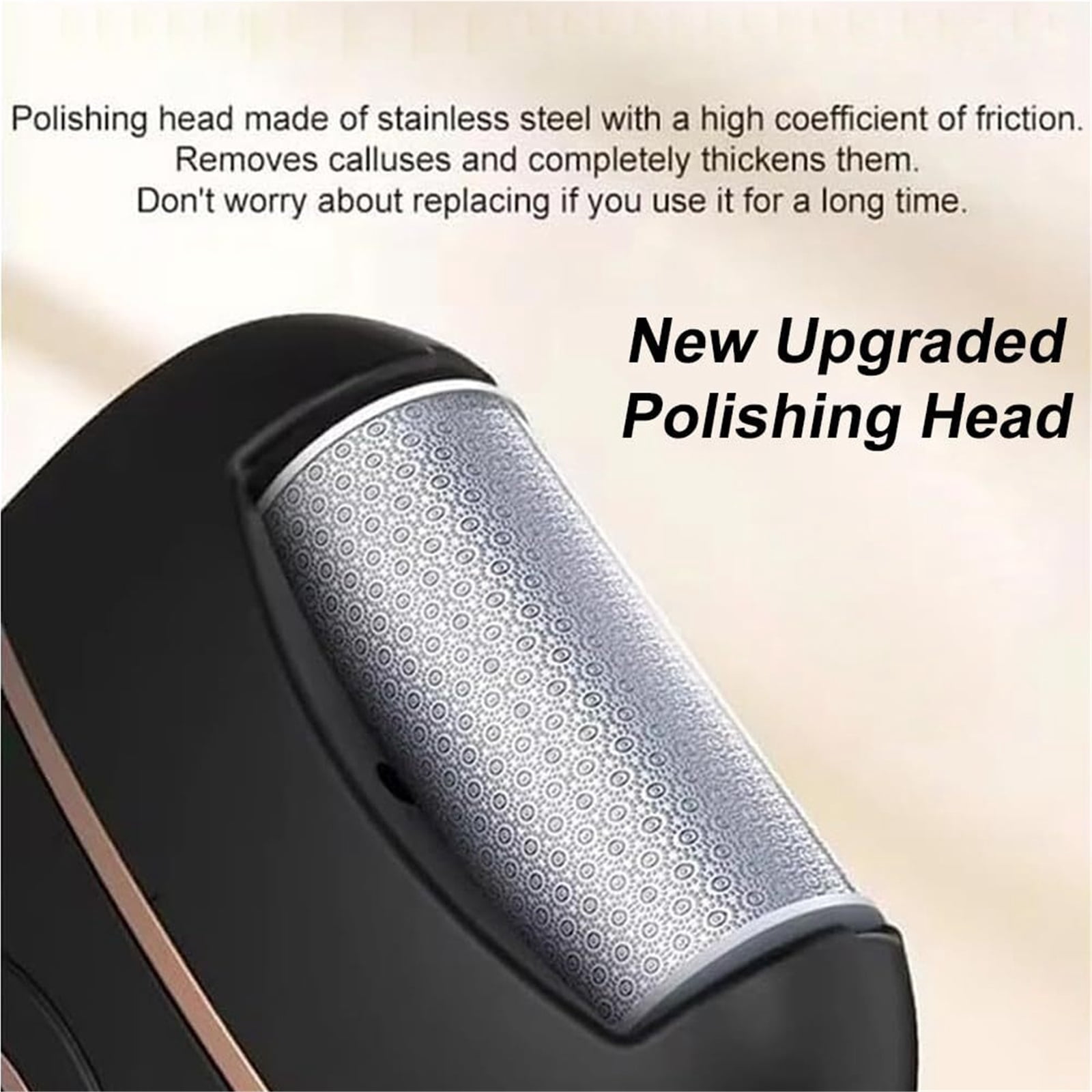 Electric Callus Remover for Feet, Portable Rechargeable Foot Repair and Grinding Device with Digital Display, Heel Polisher File for Men Women Dry Callus Dead Skin