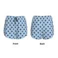 thumbnail image 5 of Lsque french Bulldog Face Printed Women's Running Shorts with Liner Pockets,Elastic Quick Dry Workout Athletic Gym Yoga Shorts,Womens High Waist Shorts-Small, 5 of 9
