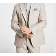 thumbnail image 3 of Tommy Hilfiger Modern-Fit Th Flex Stretch Chambray Jacket Blazer Beige Size 42R, 3 of 3