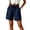 Navy, variant on Hurxie Women's 5" Hiking Cargo Shorts Lightweight Quick Dry Summer Golf Athletic Casual Shorts 4 Pockets Khaki,M