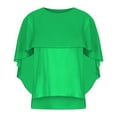 thumbnail image 5 of Njagoc3 Spring Summer Short Sleeve Round-Neck Solid Color Breathable Fashion for Women, 5 of 6