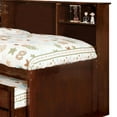 thumbnail image 4 of Saltoro Sherpi Transitional Wooden Twin Bed with 3 Drawers and Trundle, Cherry Brown, 4 of 5