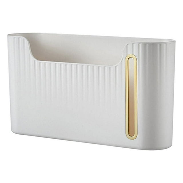 Kitchen Wall Hanging Trash Bag Organizer Punch Free Disposable Bag Holder For Bathroom Bedroom Kitchen