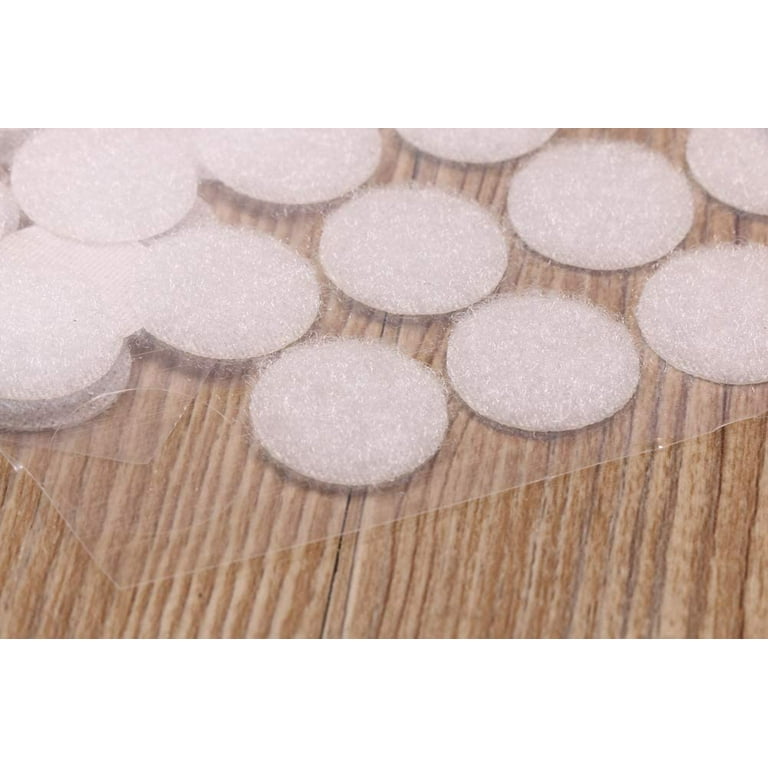  Mini Skater 300Pcs (150 Pairs) 20 mm/0.78 Inch Diameter Self  Adhesive Nylon Sticky Back Coins Hook Loop Strips Fastener Round Dot  Stickers Tapes for Hanging Sewing Clothing Crafts (White) : Arts