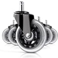 thumbnail image 1 of Ch Casters 5-piece Set Replacement Rubber Ch Casters, 1 of 4