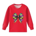 thumbnail image 4 of Curenmufel Pyjama pour Filles Pyjama Douillet à Manches Longues pour Filles Adorable Ensemble de Sommeil 2 Pcs pour Little Filles 2T 3T (Rouge, 2-3 Ans), 4 of 5