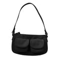 thumbnail image 4 of Bolso de hombro para mujeres axila casual de mango superior elegante para la oficina de compras Negro, 4 of 8