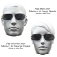 thumbnail image 3 of proSPORT Polarized Bifocal Sunglass Reader Aviator Anti-Glare Grey Men Women, 3 of 6
