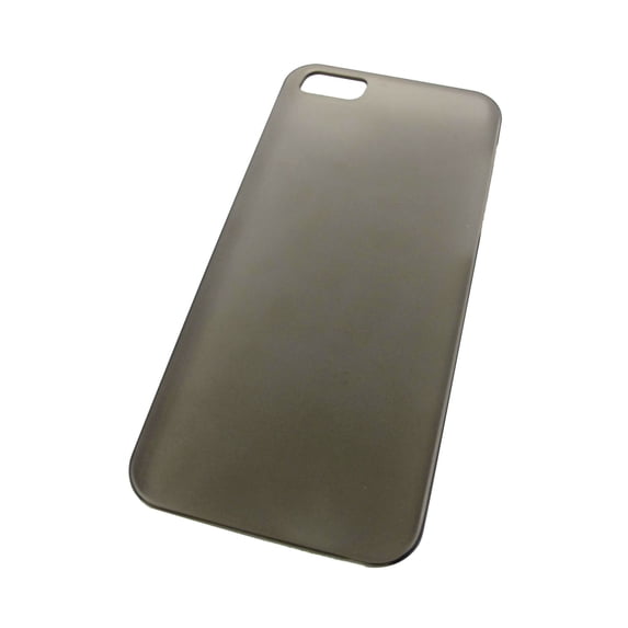 AMC Lucency Frosted Case Cover Compatible With Apple iPhone 5 5S, Black