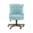 thumbnail image 3 of Linon Ragan Task Chairs with Adjustable Height and Swivel, 275 lb. Capacity, Light Blue, 3 of 12