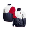 thumbnail image 2 of Icon Sports US Soccer Federation Licensed Soccer Track Jacket - Unisex Adult - Sport Block - Navy X-Large, 2 of 5