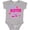 AC-Heather Grey, variant on Inktastic Big Sister Again with Flowers and Arrow Girls Baby Bodysuit