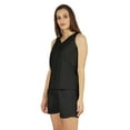thumbnail image 3 of Bimba Sexy Schiffli Nightwear Set For Womens 2 Pcs Summer V-Neck Sleeveless Loungewear, 3 of 7