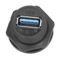 thumbnail image 1 of Conector De Montaje En Panel Trasero, Conector De Rosca De 13 Pines 5.0 Gbps USB 3.0 De Alta Velocidad IP67 A Prueba De Agua Para Aplicaciones De Comunicación, 1 of 7