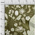 thumbnail image 2 of oneOone Polyester Spandex Dark Olive Green Fabric Tropical Animal Sewing Craft Projects Fabric Prints By Yard 56 Inch Wide, 2 of 4