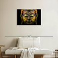 thumbnail image 2 of Elephant Stock Colorful Buddha Wall Art - Horizontal Canvas Wall Art - Living Room Wall Decor - Religion And Spirituality Canvas - Black And Orange Decor - 30" x 20", 2 of 8