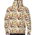 thumbnail image 7 of Xecao Western Cowboy Pattern Men's Adult Pullover Hoodie,Hooded Sweatshirt-Medium, 7 of 7