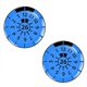 thumbnail image 1 of 2pcs 3D Gel Domes Stickers Resistant Auto Decals Car Inspection Sticker Simple Installation for German License Plate Multicolor, 1 of 4