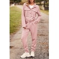 thumbnail image 4 of Conjunto de Dos Piezas para Mujer PRETTYGARDEN Chaqueta Camisa Rosa Talla S, 4 of 8