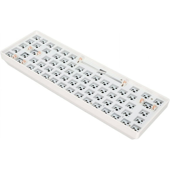 Hongkaii Mechanical Keyboard Kit Switch Hot Swap 65% Layout Custom Gaming Keyboard (White) AZ715-6359