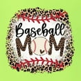 thumbnail image 2 of Baseball Mom Jaguar Print Sports Men's Graphic T-Shirt, Safety Green, Small, 2 of 4