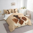 thumbnail image 3 of Feelyou Cartoon Black Girl Bedding Comforter Set 7pcs, Fashion Western Princess King Bedding Sets, Teens Kids Girls Women Reversible Bed Sheets,Luxury Bedroom Decor, 3 of 8