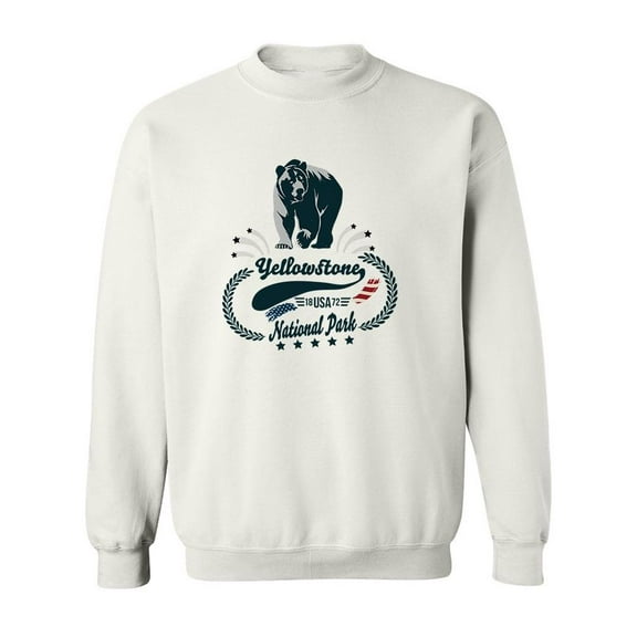 Yellowstone National Park. Sweatshirt Men -SPIdeals Designs, Male 5X-Large