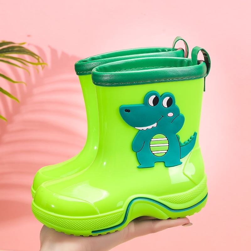 HCXIN new cartoon kids slippers rain boots kids cute crocodile pattern